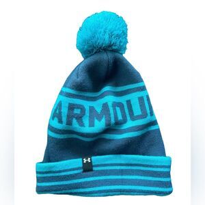 Under Armour Unisex Teal Warm Winter Hat Beanie, One Size